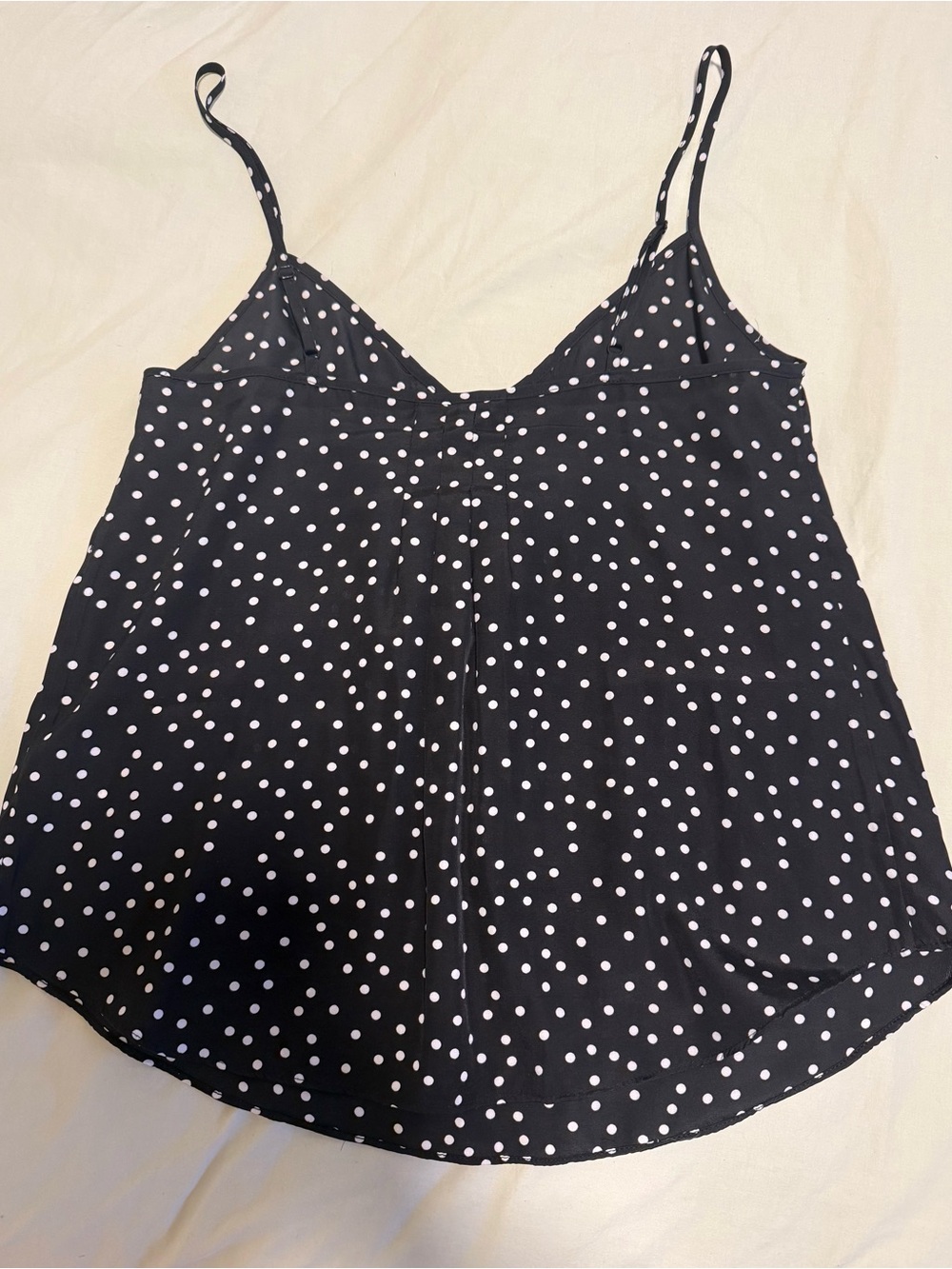 Talula Black Polka Dot Spaghetti Strap Cami Top - Picture 2 of 2